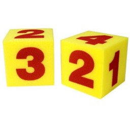 Dados gigantes de goma espuma (Set de 2)