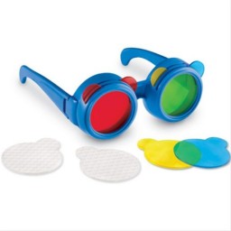 Gafas mezcladores de colores primarios