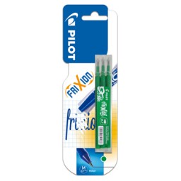 Bolsa 3 recambios verde bolígrafo Frixion Pilot NRFXV