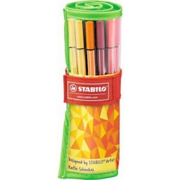 Rotuladores Stabilo 68. 25 colores.