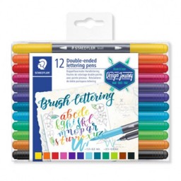 Rotuladores dobles Lettering C/12