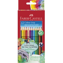 Estuche 12 lápices Grip color Faber Castell  112412