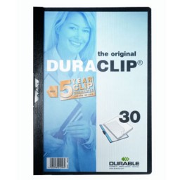 Carpeta Duraclip 30HJ Din A-4 negro Durable 2200-01
