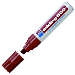 Marcador permanente edding 800 rojo 800-002