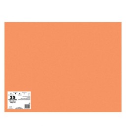 Paquete 25 cartulinas naranja 180 g/m² 50x65 cm. Dohe 29976