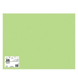 Paquete 25 cartulinas verde mondego 180 g/m² 50x65 cm. Dohe 29980