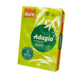 PQ500 papel 4 colores flúor 80 g/m² Din A-4 Adagio 30235