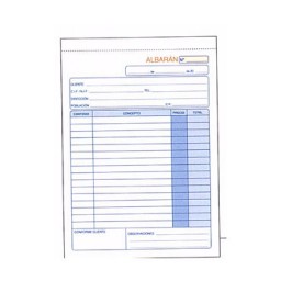 Talonario ALBARAN 4º triplicado Dohe 50122T