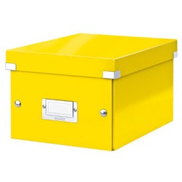 Caja Click & Store Din A-5 amarilla Leitz 60430016