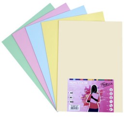 PQ100h papel rosa claro A3 80g Fabrisa 17905