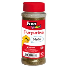 Purpurina metalizada oro 100 g. Fixo 00039065