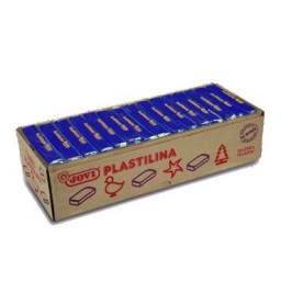 15 pastillas plastilina 350 g. azul oscuro Jovi 7213