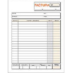 Talonario FACTURAS 4º triplicado Dohe 50065T