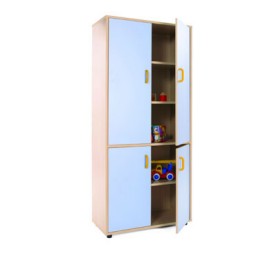 Armario 4 puertas 80x180x40 cm. Mobeduc 600403