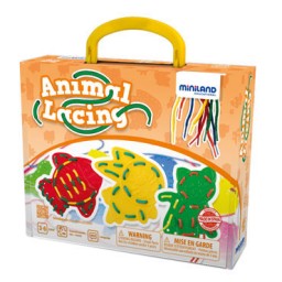 Lacing animales Miniland 45304