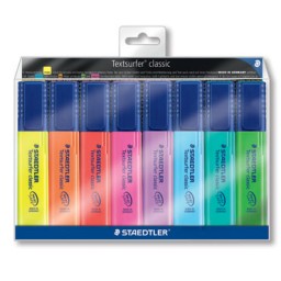 6+2 marcadores fluorescentes Staedtler 364AWP8