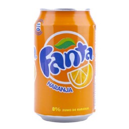 Pack 24 Fanta naranja 33 cl.  FANTAN