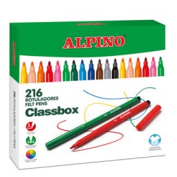 216 rotuladores de color Alpino AR000108