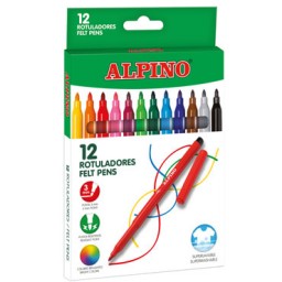 12 rotuladores de color Alpino AR001002