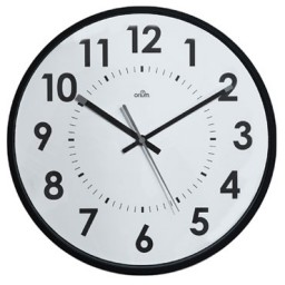 Reloj analógico ø30 cm. negro