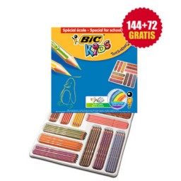 216 lápices de color Tropicolors 2 BIC 8971101