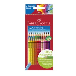Estuche 24 lápices Grip color Faber Castell 112424
