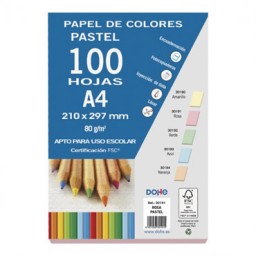 100 hojas papel rosa 80 g/m² Din A-4 Dohe 30191
