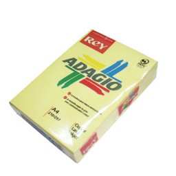 PQ500 papel amarillo 80 g/m² Din A-4 Adagio 30201
