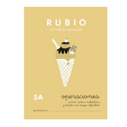 Cuaderno Rubio A5 Operaciones y Problemas Nº 5A 12602041