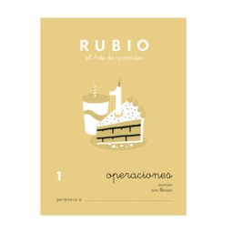 Cuaderno Rubio A5 Operaciones y Problemas Nº 1