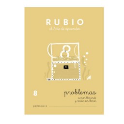 Cuaderno Rubio A5 Operaciones y Problemas Nº 8