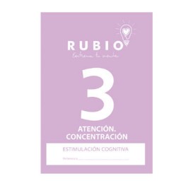 Cuaderno Rubio A4 Estimulación Cognitiva Atención Nº 3 12602106