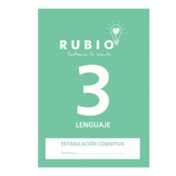Cuaderno Rubio A4 Estimulación Cognitiva Lenguaje Nº 3 12602115