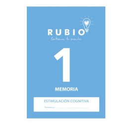 Cuaderno Rubio A4 Estimulación Cognitiva Memoria Nº 1 12602119