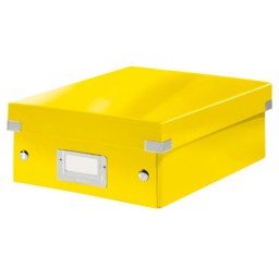 Caja Click & Store pequeña amarilla Leitz 60570016