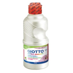 Botella de 250 ml. témpera Pearl blanca Giotto 531301