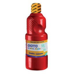 Botella de 500 ml. témpera líquida roja Giotto 535307