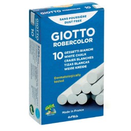 10 tizas blancas Robercolor Giotto F538700