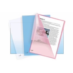 Dossier uñero azul transparente Din A-4 PP Office Box 34928