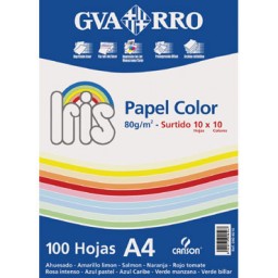 100HJ papel Iris de colores surtidos 80 g/m² A-4 Canson 200404616