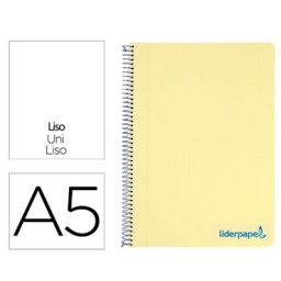 Cuaderno WONDER PP 140HJ Din A-5 amarillo Liderpapel 09232