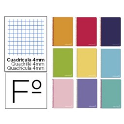 Cuaderno WITTY Fº c/4mm. Liderpapel 09865