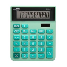 Calculadora sobremesa XF24 verde Liderpapel 163485