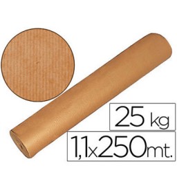 Rollo kraft marrón 25 Kg. 110 cm.38011