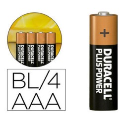 BL4 pilas alcalinas Duracell Plus Power LR03/AAA 49963