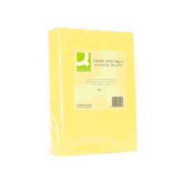 500HJ papel amarillo 80 g/m² Din A-4 Q-Connect 72056