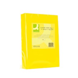 500HJ papel amarillo intenso 80 g/m² Din A-4 Q-Connect 72061
