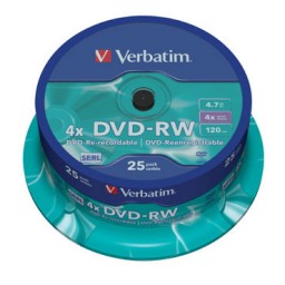 SP25 DVD-RW 4,7GB 4X Verbatim 43639